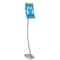 Azar Displays 8.5"W x 14"H Curved Metal Frame Floor Stand. Overall Height: 58" 300887 - alternate 2